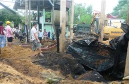 Hỏa hoạn thiêu rụi xưởng chế biến chất đốt tại Quảng Trị